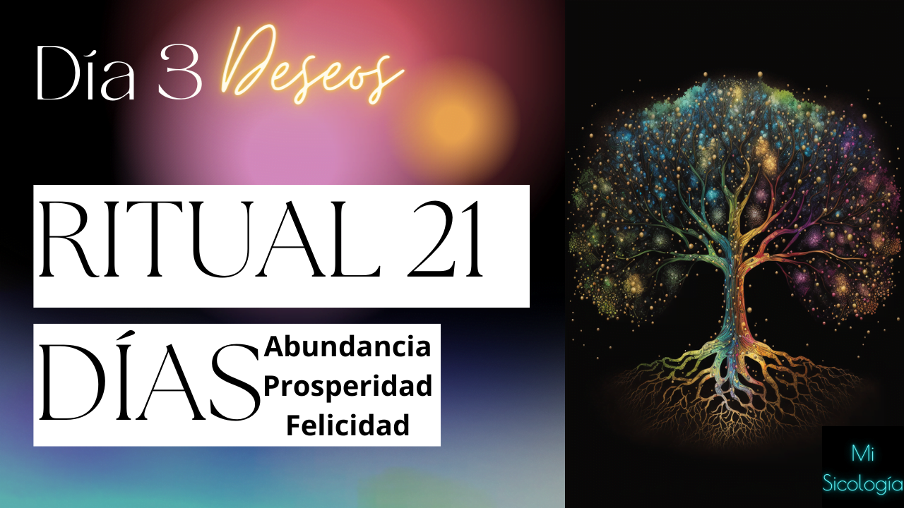 Ritual 21 días de Abundancia, Felicidad, amor, energía positiva.