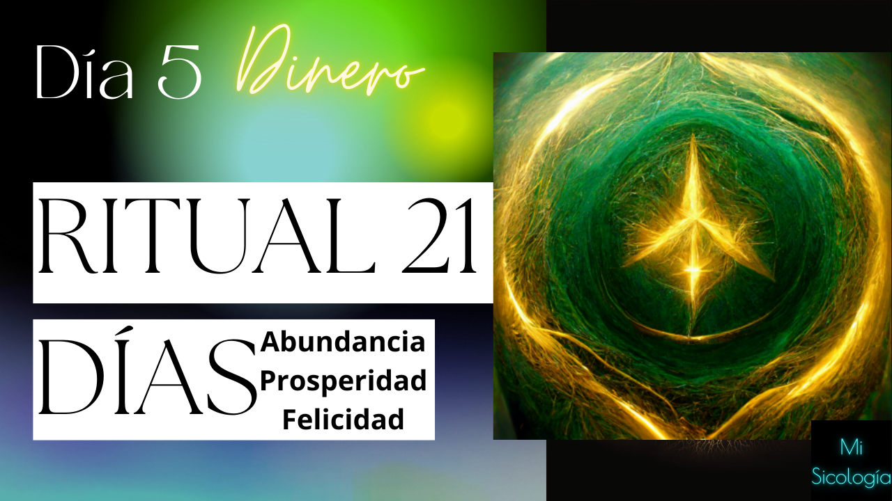 Ritual 21 días de Abundancia, Felicidad, amor, energía positiva.